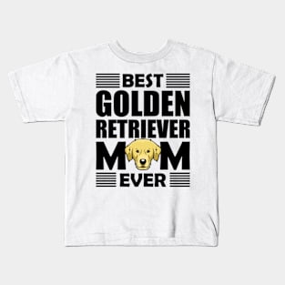 Best golden retriever mom ever Kids T-Shirt